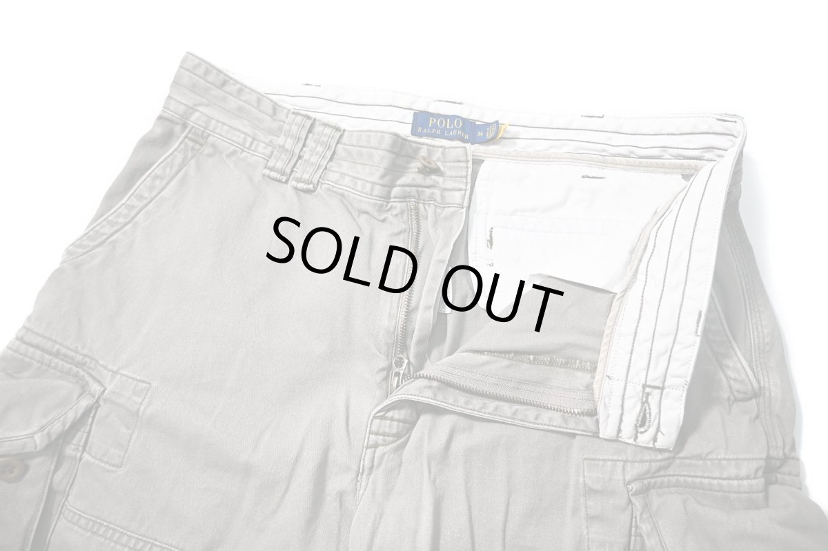 画像4: Used Polo Ralph Lauren Cargo Shorts Olive ラルフローレン (4)