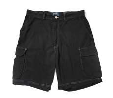 画像1: 90-00s Used Polo Ralph Lauren Cargo Shorts Black Over Dye ラルフローレン (1)