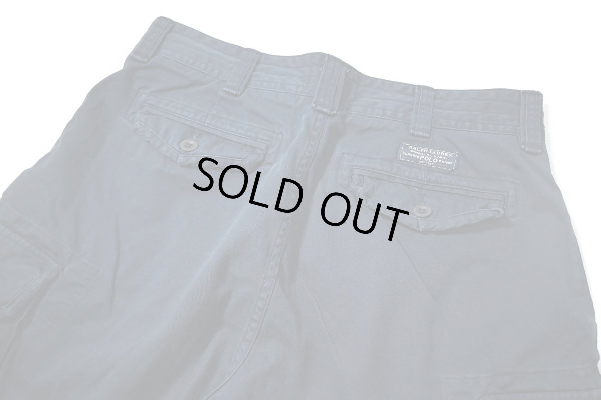 画像3: Used Polo Ralph Lauren Cargo Shorts Navy ラルフローレン (3)