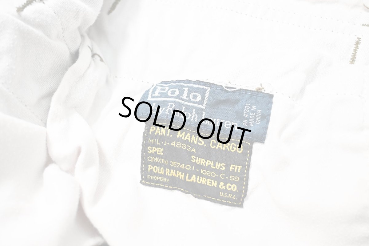 画像5: 90-00s Used Polo Ralph Lauren Cargo Shorts Olive ラルフローレン (5)