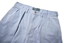 画像2: 90-00s Used Polo Ralph Lauren Tyler Shorts Sax (2)