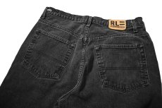 画像3: 90-00s Used Polo Jeans Co. Ralph Lauren Denim Pants Black ラルフローレン (3)