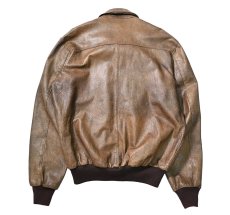 画像2: 80s Used L.L.Bean Type A-2 Leather Flight Jacket made in USA (2)