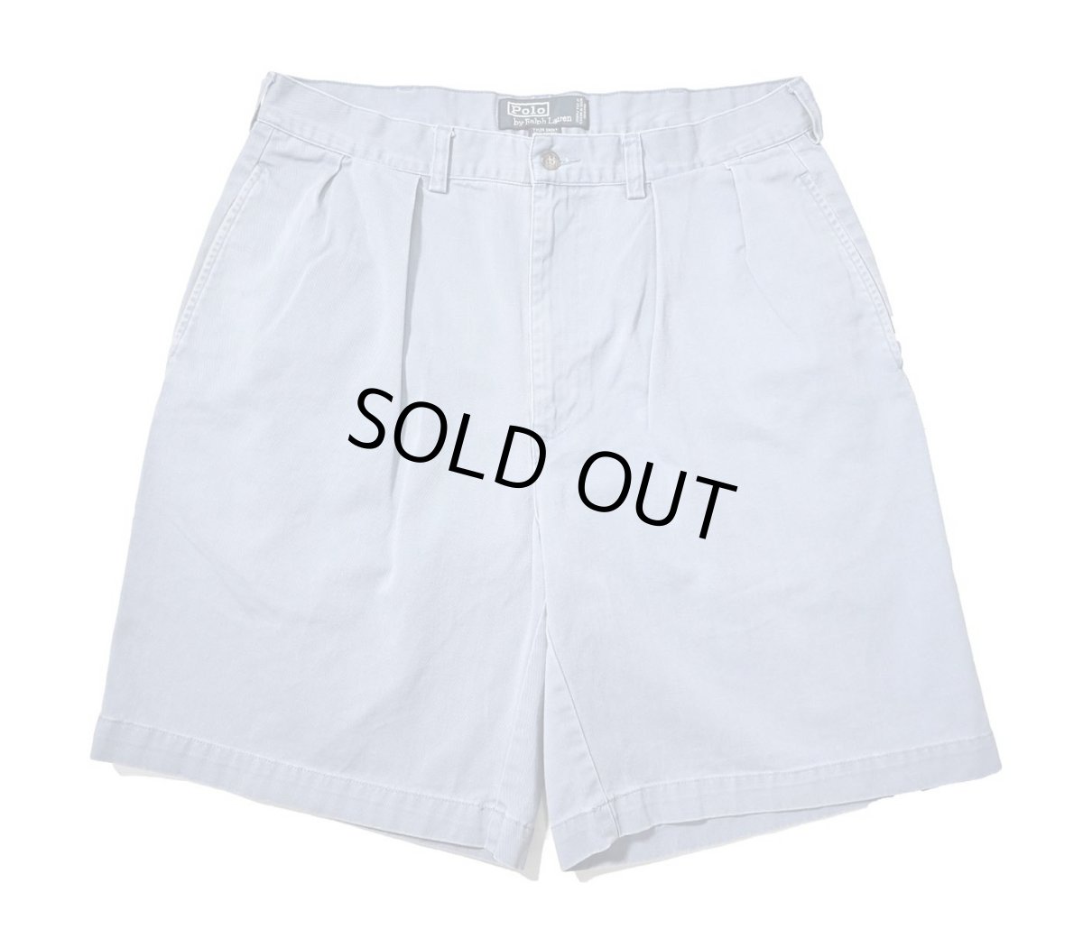 画像1: 90-00s Used Polo Ralph Lauren Tyler Shorts Sax (1)