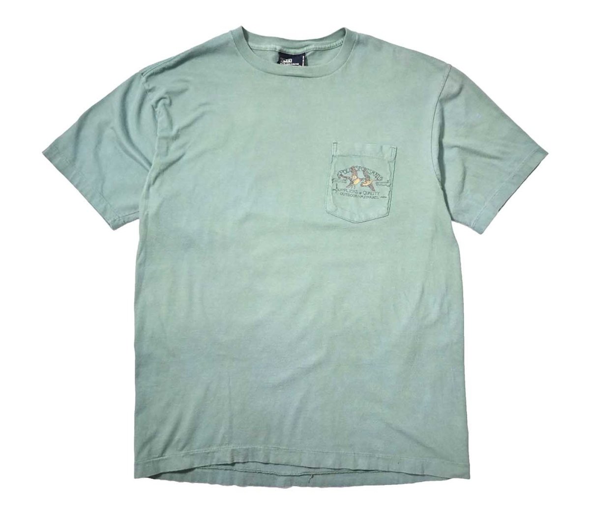 画像1: 80-90s Used Polo Ralph Lauren Pocket Tee made in USA (1)