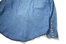 画像6: 80s Used Wrangler Denim Western Shirt made in USA (6)