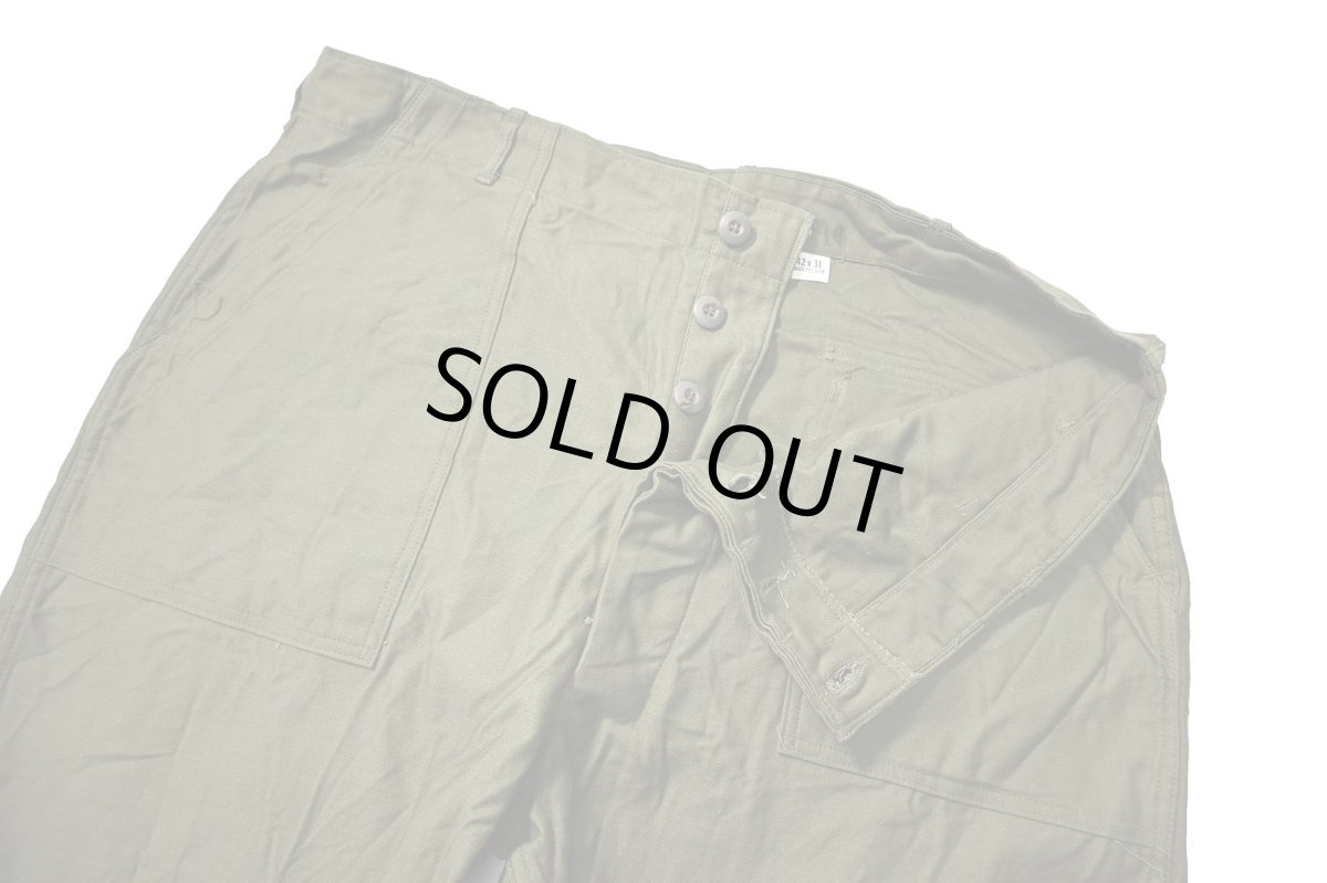 画像5: 60s Deadstock Us Army OG-107 Utility Trouser (5)