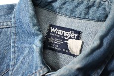 画像5: 80s Used Wrangler Denim Western Shirt made in USA (5)