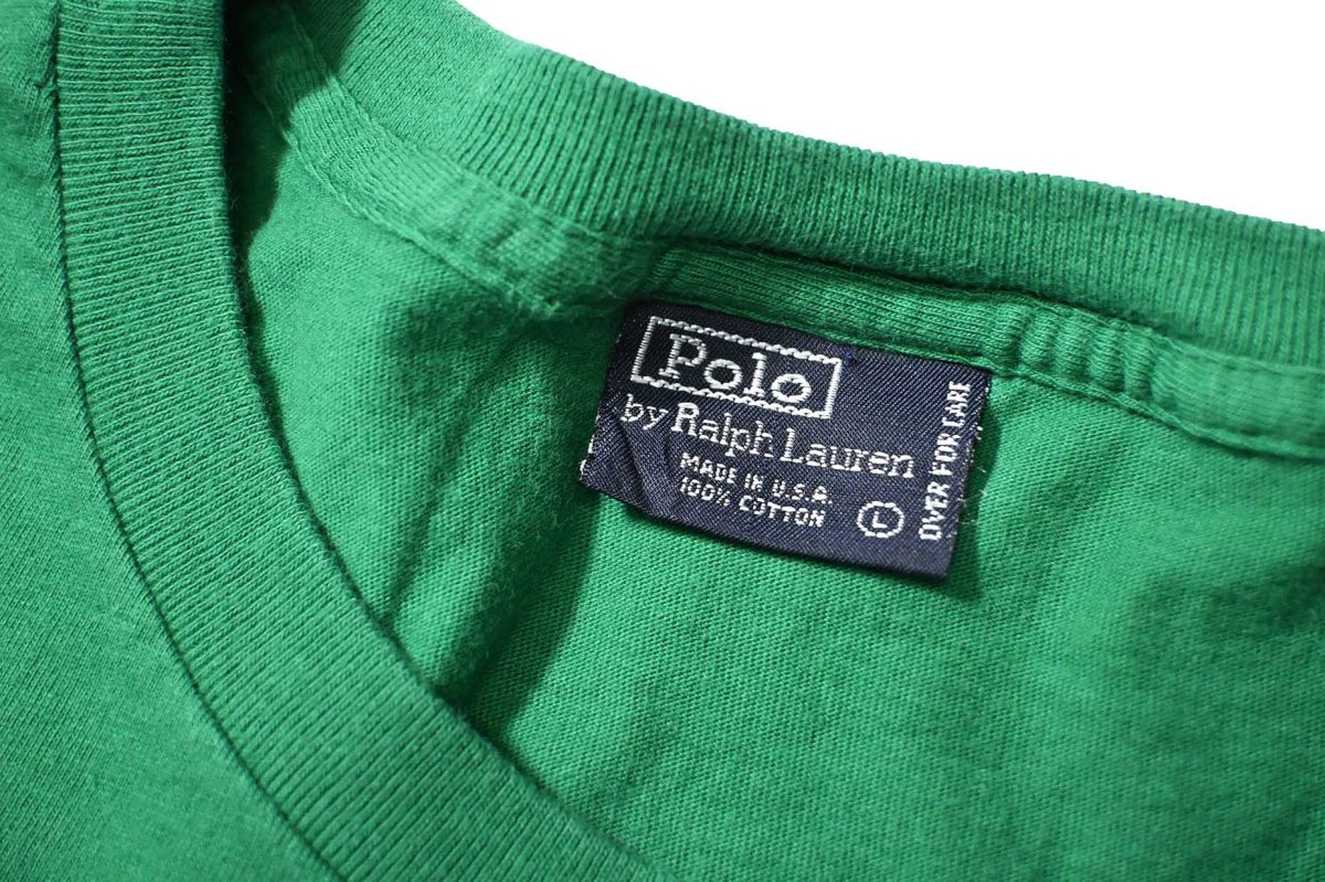 画像5: 80-90s Used Polo Ralph Lauren Pocket Tee made in USA (5)