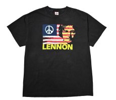 画像1: 00s Used John Lennon Print Tee (1)