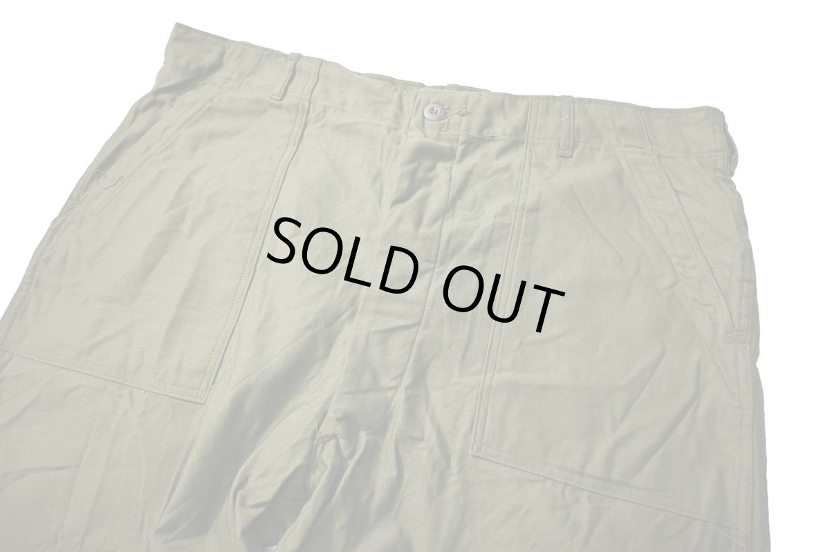 画像2: 60s Deadstock Us Army OG-107 Utility Trouser (2)