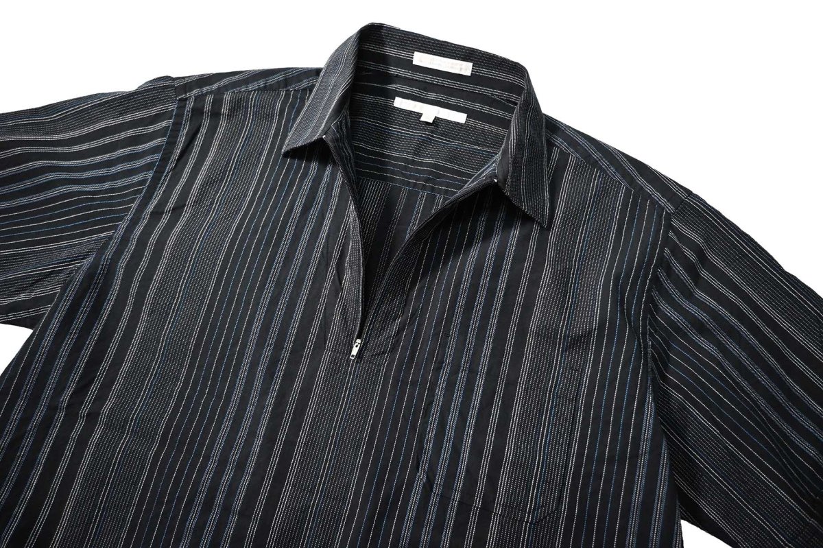 画像3: 90s Used Perry Ellis Short Sleeve Quarter Zip Shirt (3)