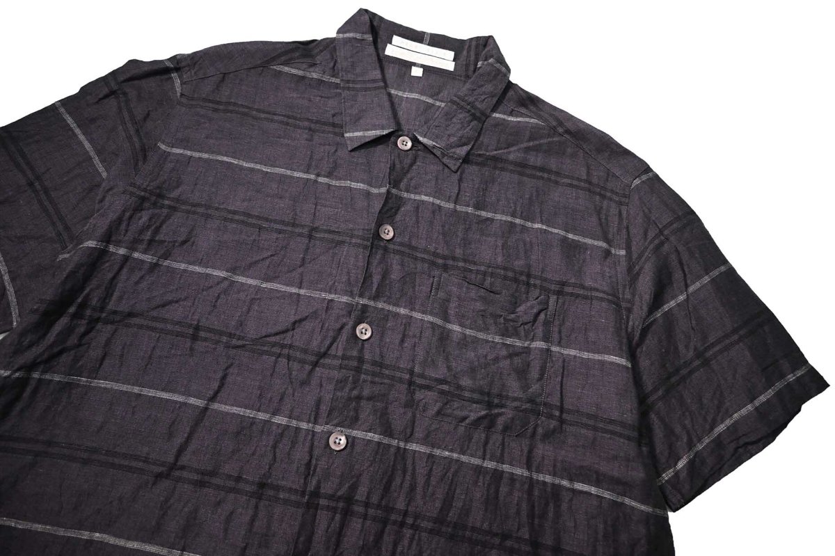 画像2: 90s Used Perry Ellis Short Sleeve Linen Shirt (2)