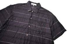 画像2: 90s Used Perry Ellis Short Sleeve Linen Shirt (2)