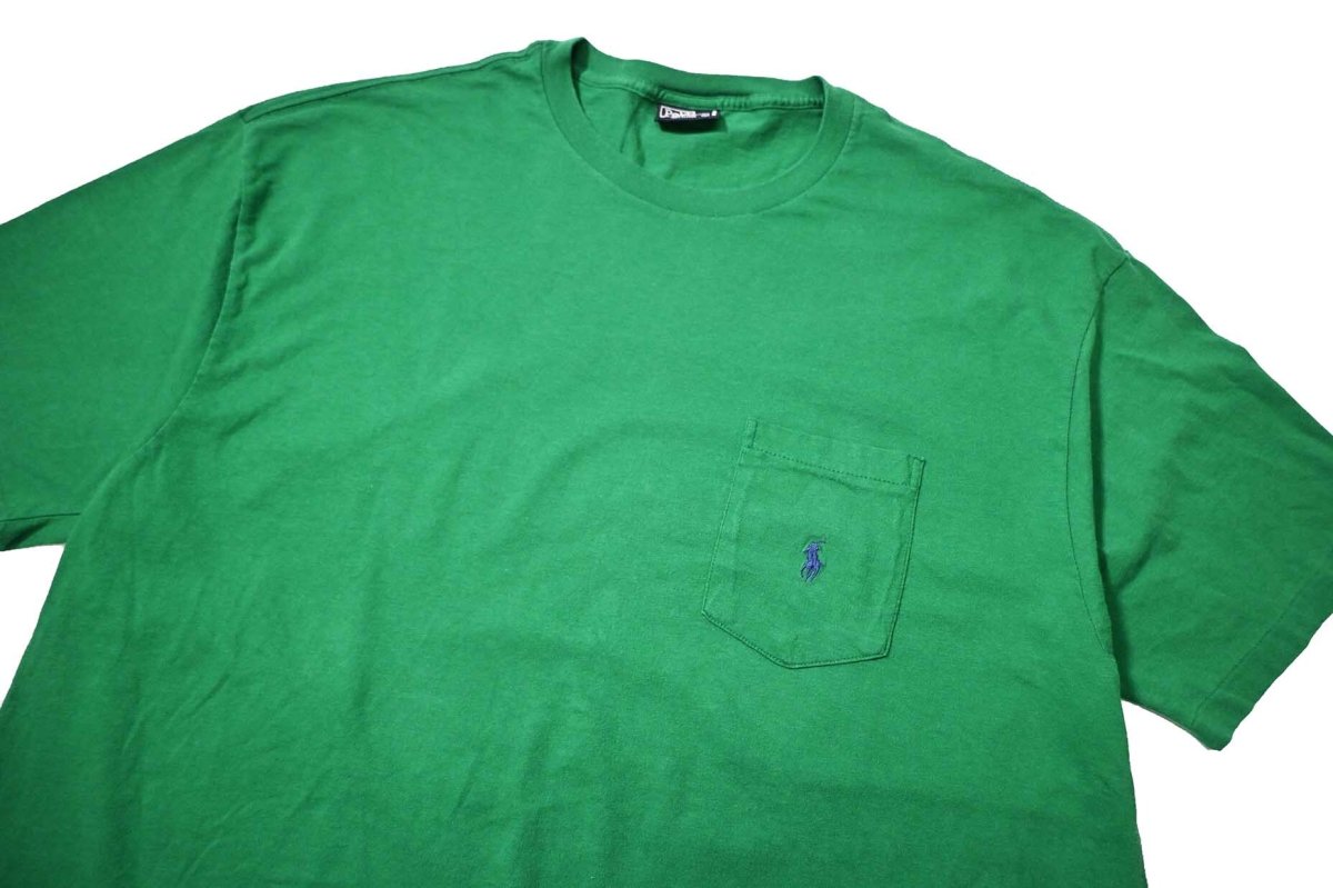 画像2: 80-90s Used Polo Ralph Lauren Pocket Tee made in USA (2)