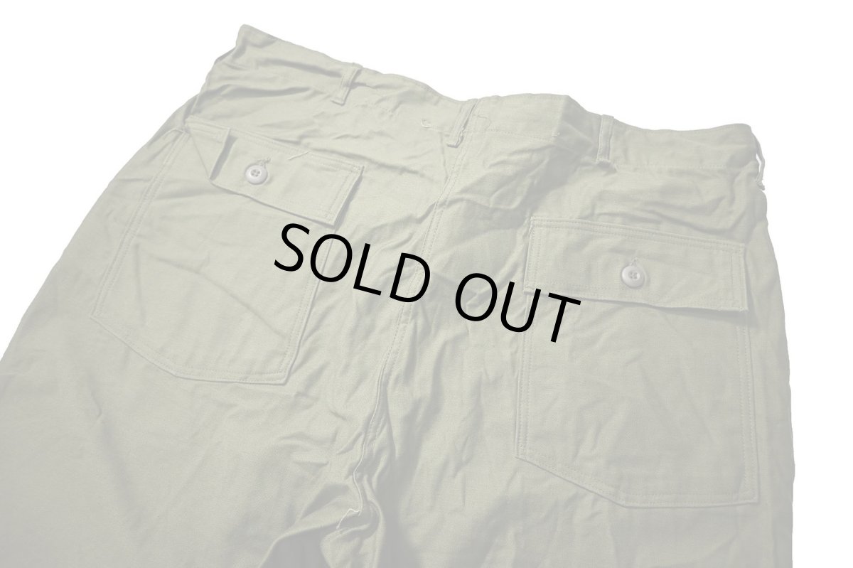 画像4: 60s Deadstock Us Army OG-107 Utility Trouser (4)