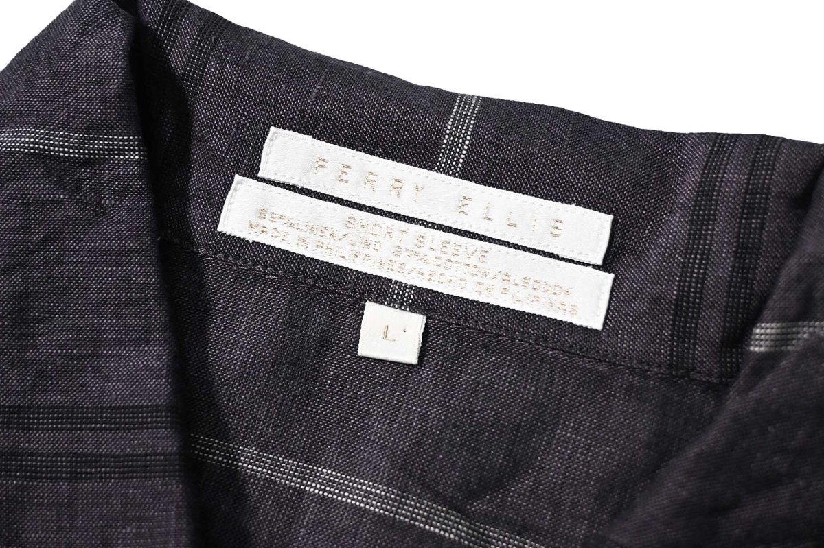 画像3: 90s Used Perry Ellis Short Sleeve Linen Shirt (3)