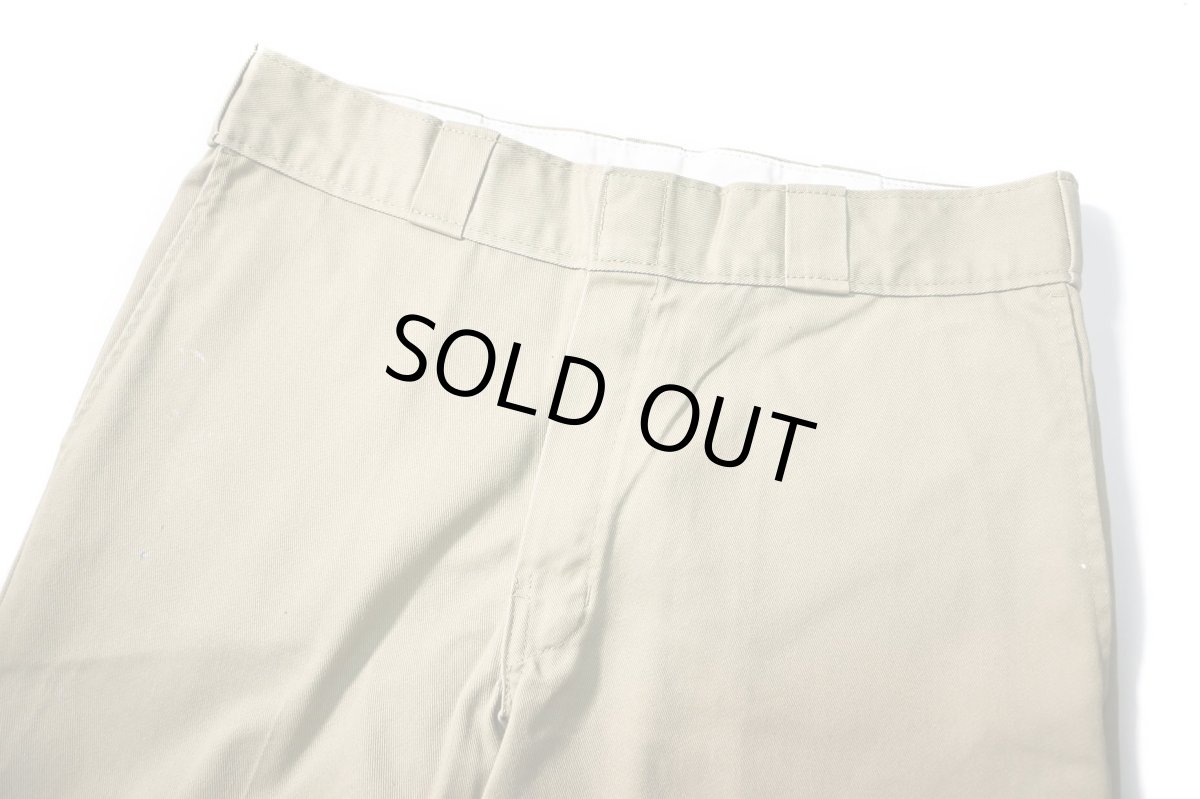 画像2: Used Dickies 874 Painted Work Pants Khaki (2)