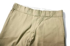 画像2: Used Dickies 874 Painted Work Pants Khaki (2)