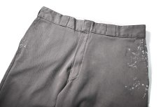 画像2: Used Dickies 874 Flex Painted Work Pants Gravel Gray (2)