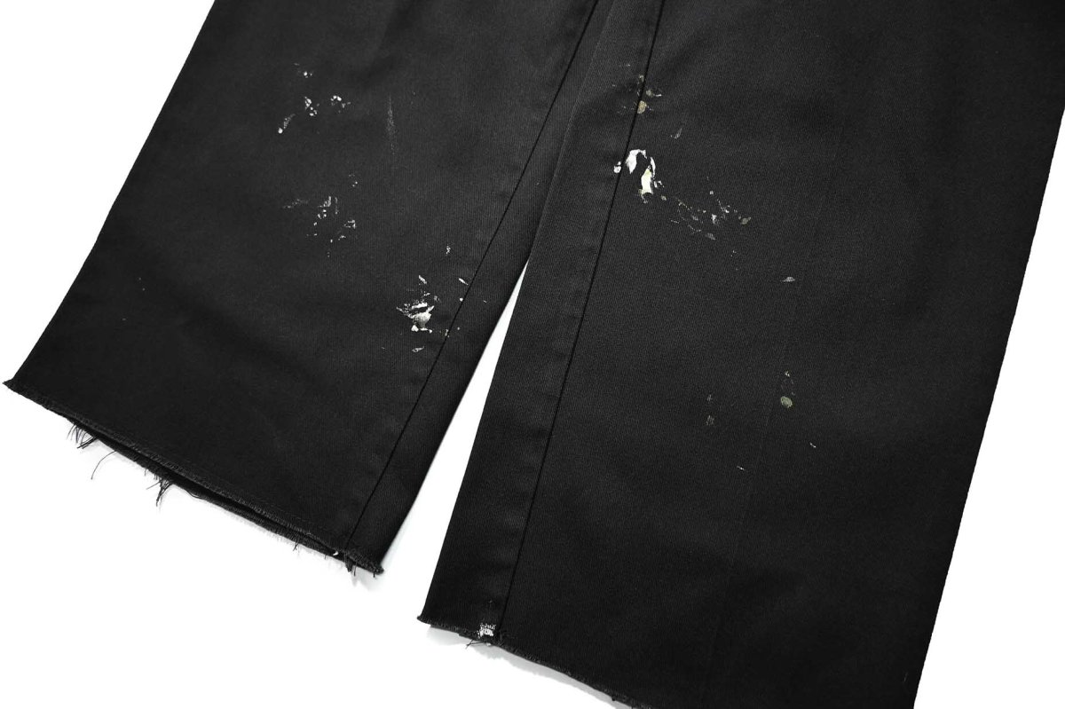 画像3: Used Dickies 874 Painted Work Pants Black (3)