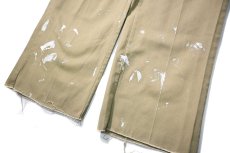 画像3: Used Dickies 874 Painted Work Pants Khaki (3)