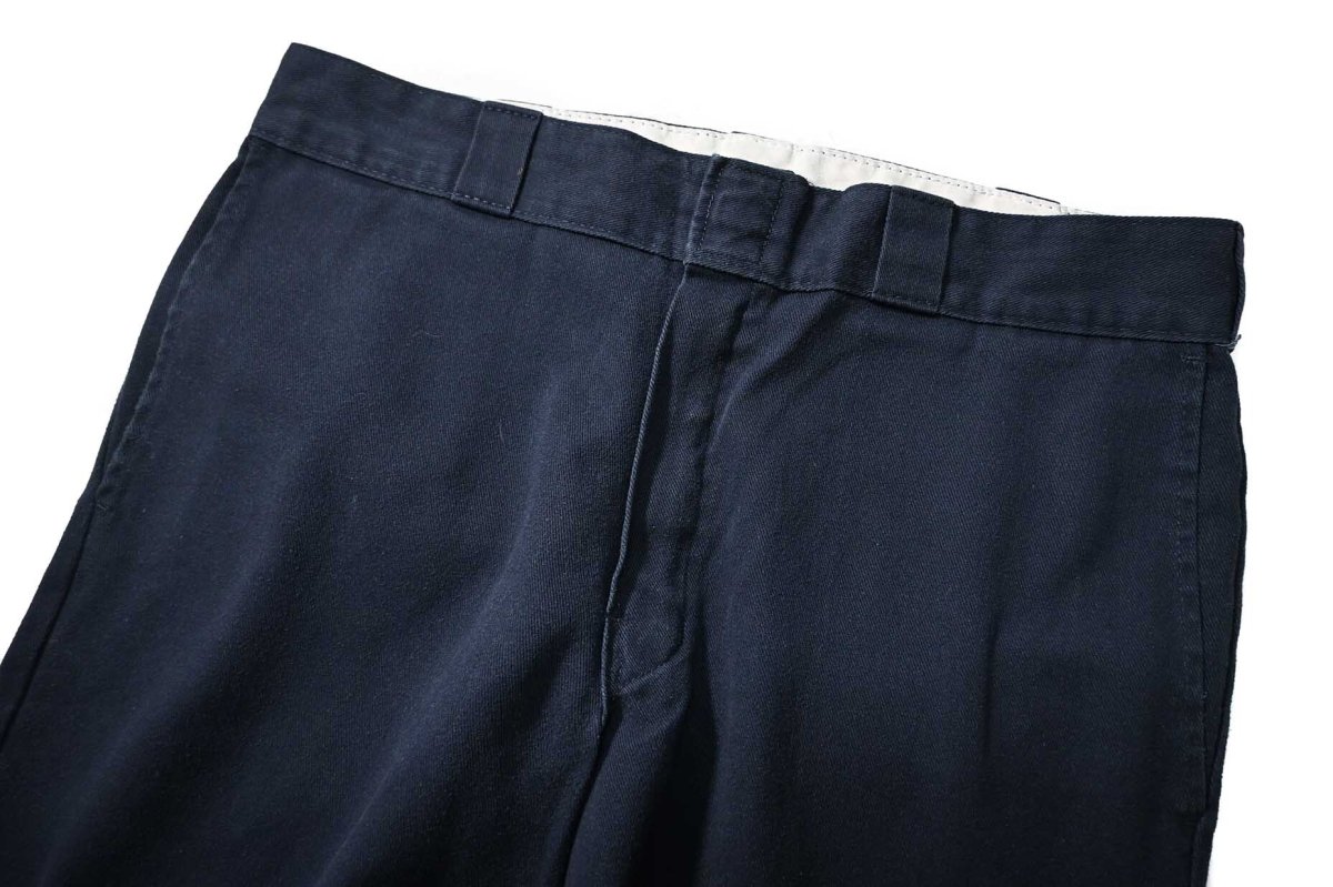 画像2: Used Dickies 874 Flex Painted Work Pants Dark Navy (2)