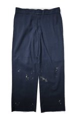 画像1: Used Dickies 874 Flex Painted Work Pants Dark Navy (1)