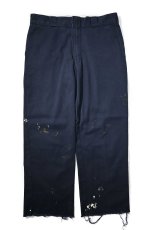 画像1: Used Dickies 874 Flex Painted Work Pants Dark Navy (1)