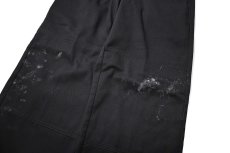 画像4: Used Dickies 85283 Flex Double Knee Painted Work Pants Black (4)