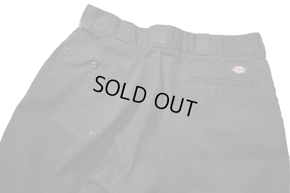 画像4: Used Dickies 874 Painted Work Pants Black (4)
