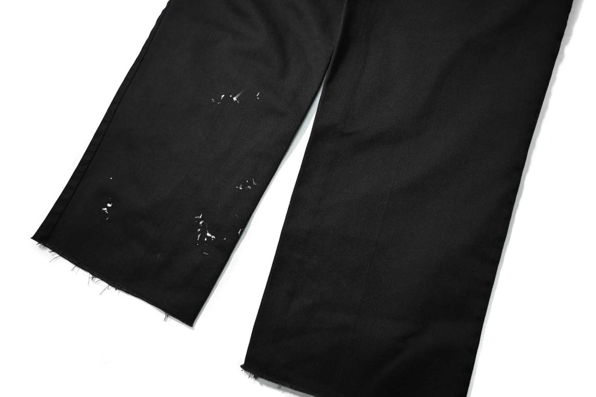 画像5: Used Dickies 874 Painted Work Pants Black (5)