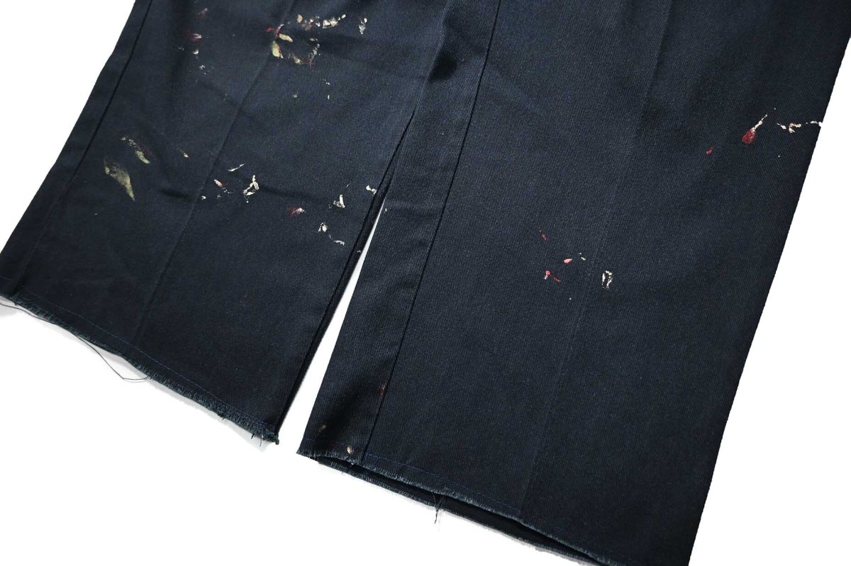 画像3: Used Dickies 874 Flex Painted Work Pants Dark Navy (3)