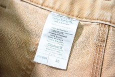 画像6: 07' Used Carhartt Painted Duck Work Shorts Brown (6)