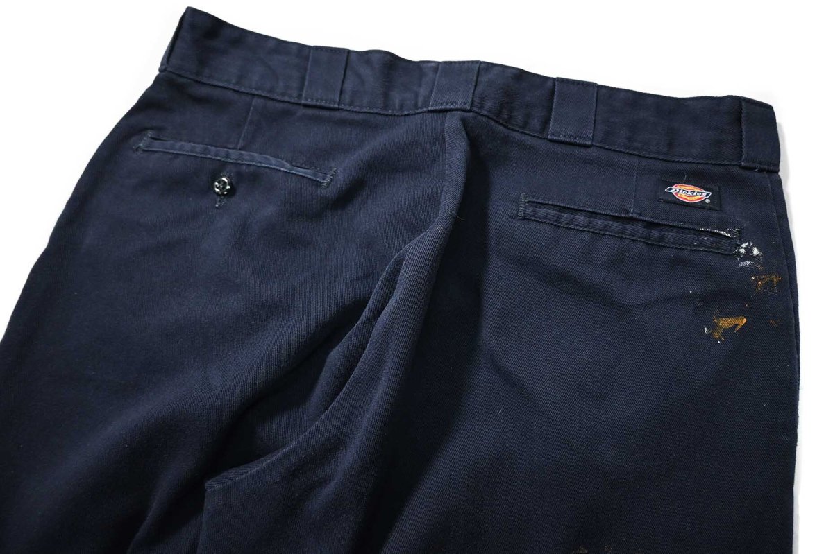 画像5: Used Dickies 874 Flex Painted Work Pants Dark Navy (5)