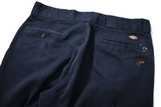 画像5: Used Dickies 874 Flex Painted Work Pants Dark Navy (5)
