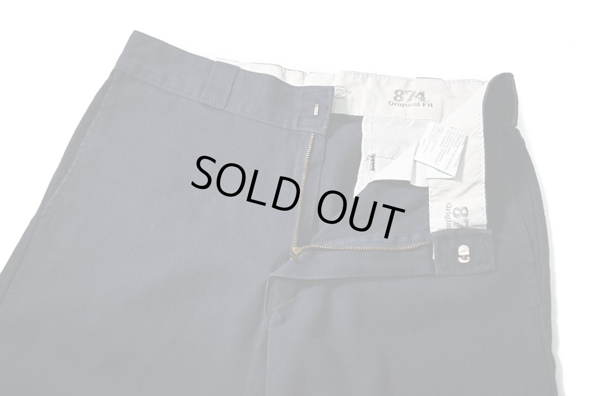 画像6: Used Dickies 874 Flex Painted Work Pants Dark Navy (6)