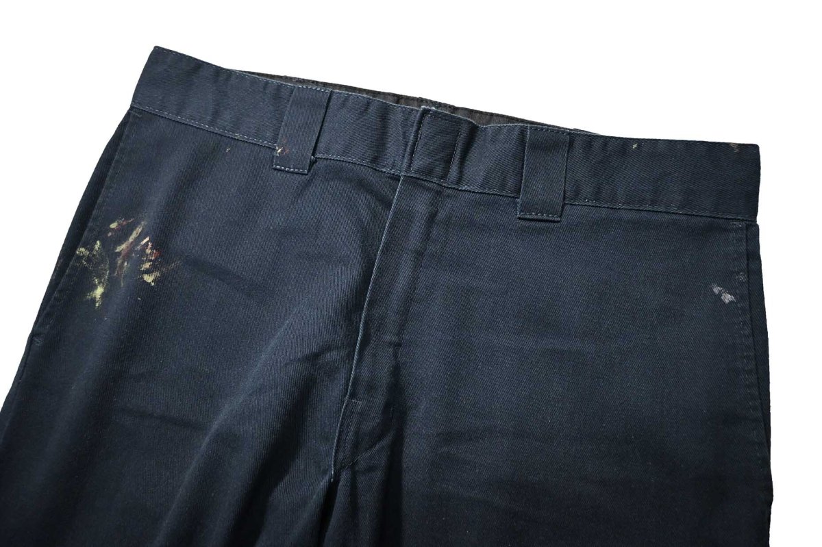 画像2: Used Dickies 874 Flex Painted Work Pants Dark Navy (2)