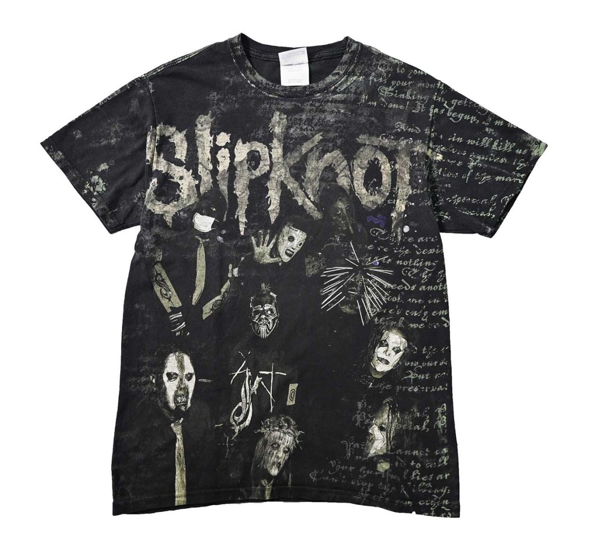 画像1: 00s Used Slipknot Print Tee (1)