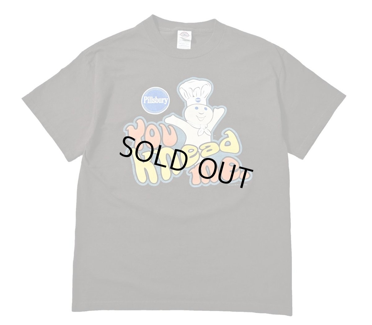画像1: 00s Used Pillsbury Doughboy Print Tee (1)