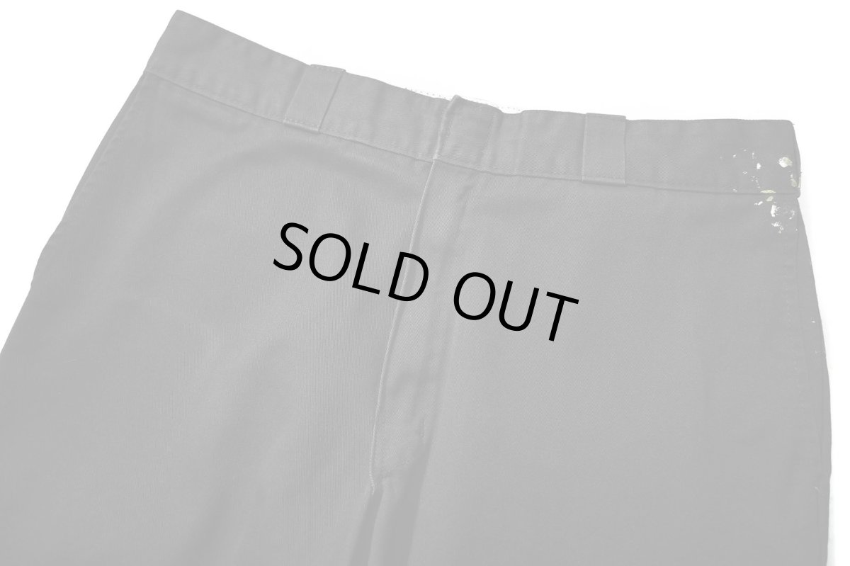 画像2: Used Dickies 874 Painted Work Pants Black (2)