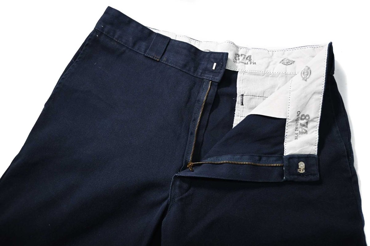 画像6: Used Dickies 874 Flex Painted Work Pants Dark Navy (6)