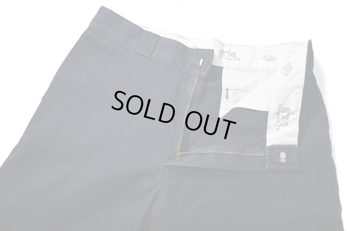 画像6: Used Dickies 874 Flex Painted Work Pants Dark Navy (6)