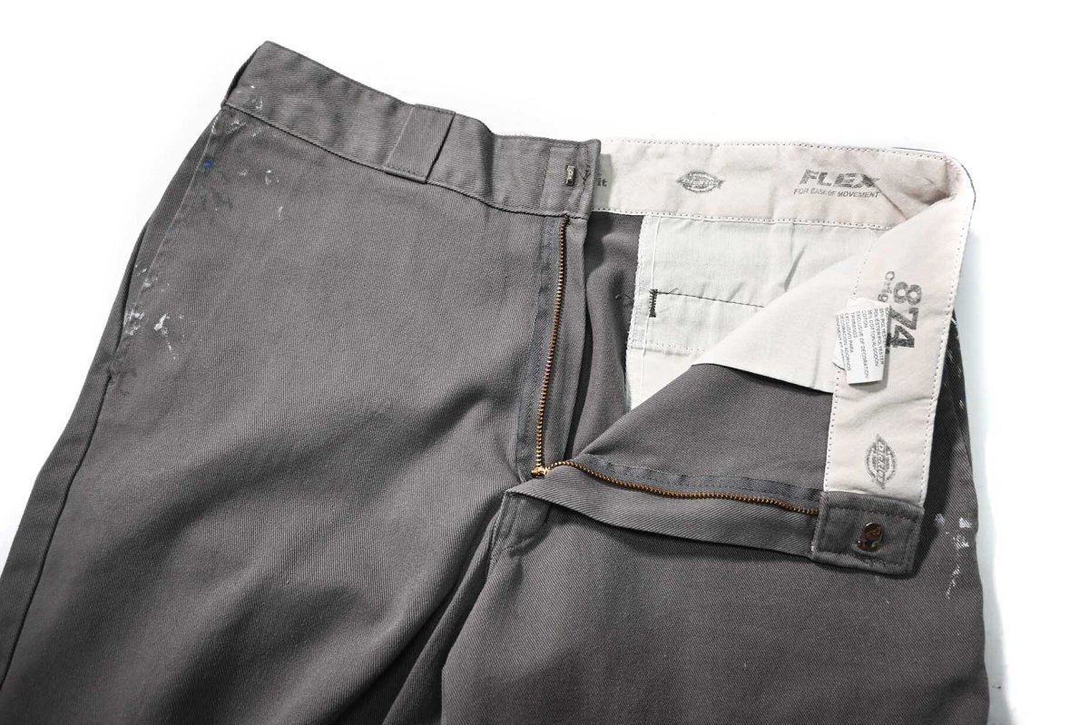 画像5: Used Dickies 874 Flex Painted Work Pants Gravel Gray (5)