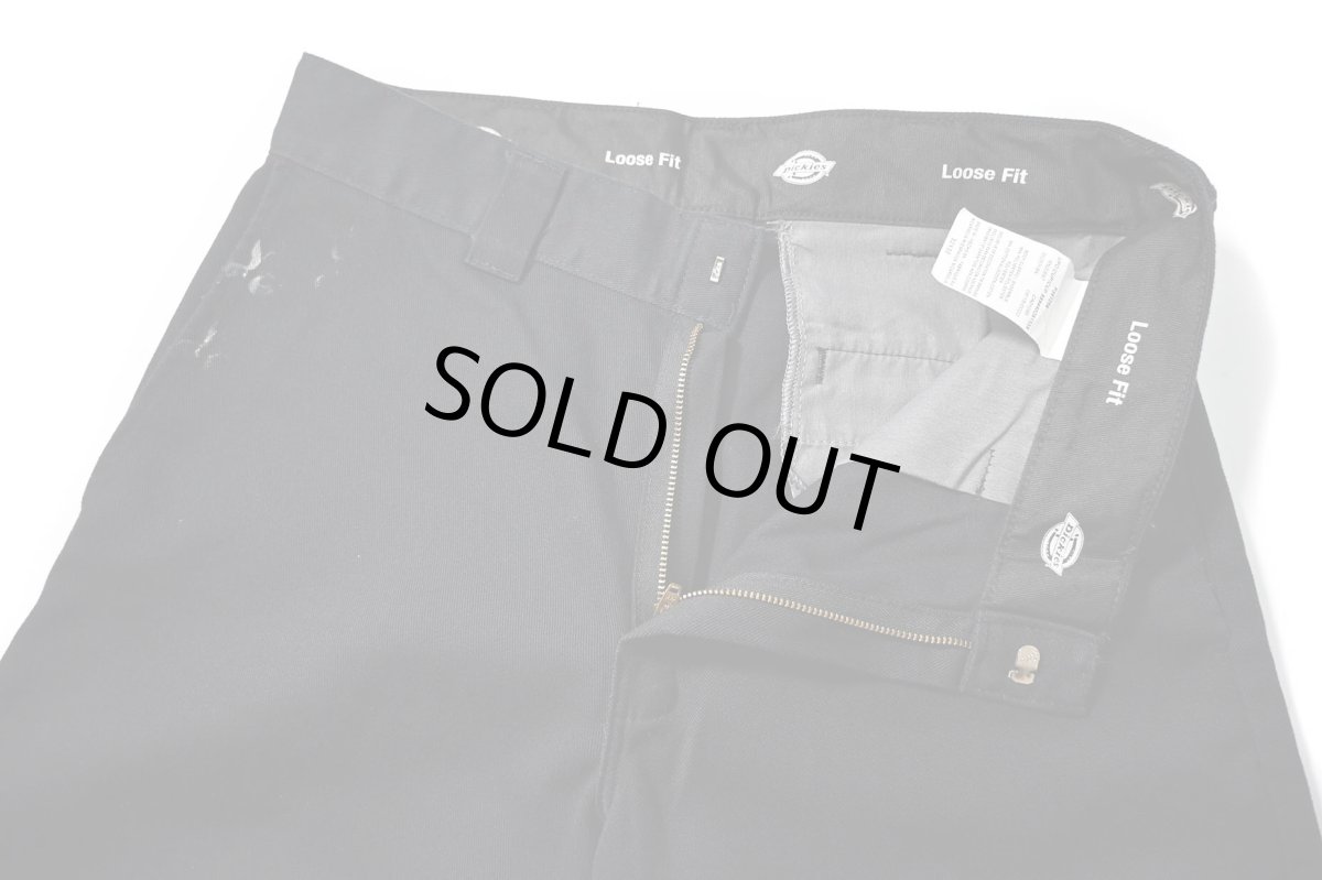 画像7: Used Dickies 85283 Flex Double Knee Painted Work Pants Black (7)