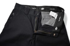 画像7: Used Dickies 85283 Flex Double Knee Painted Work Pants Black (7)