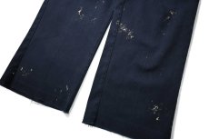 画像3: Used Dickies 874 Flex Painted Work Pants Dark Navy (3)