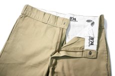 画像6: Used Dickies 874 Painted Work Pants Khaki (6)