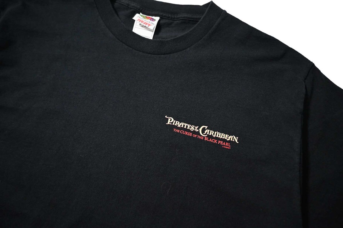 画像2: 00s Used Pirates of the Caribbean Print Tee (2)