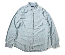画像1: Used Ralph Lauren Chambray B/D Shirt (1)